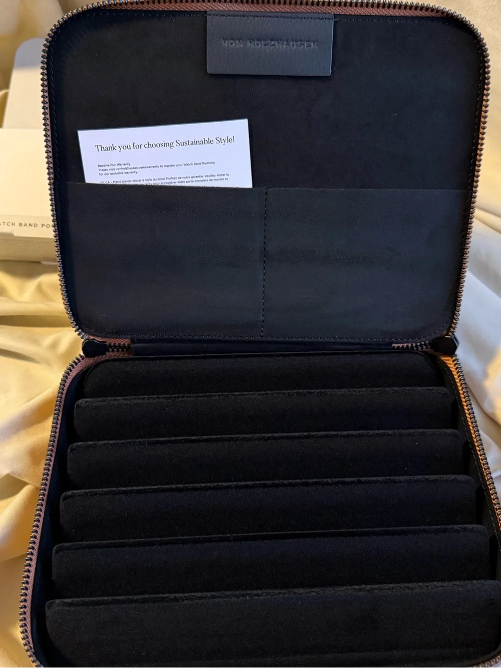Von Holzhausen Watch Band Portfolio – New With Tags